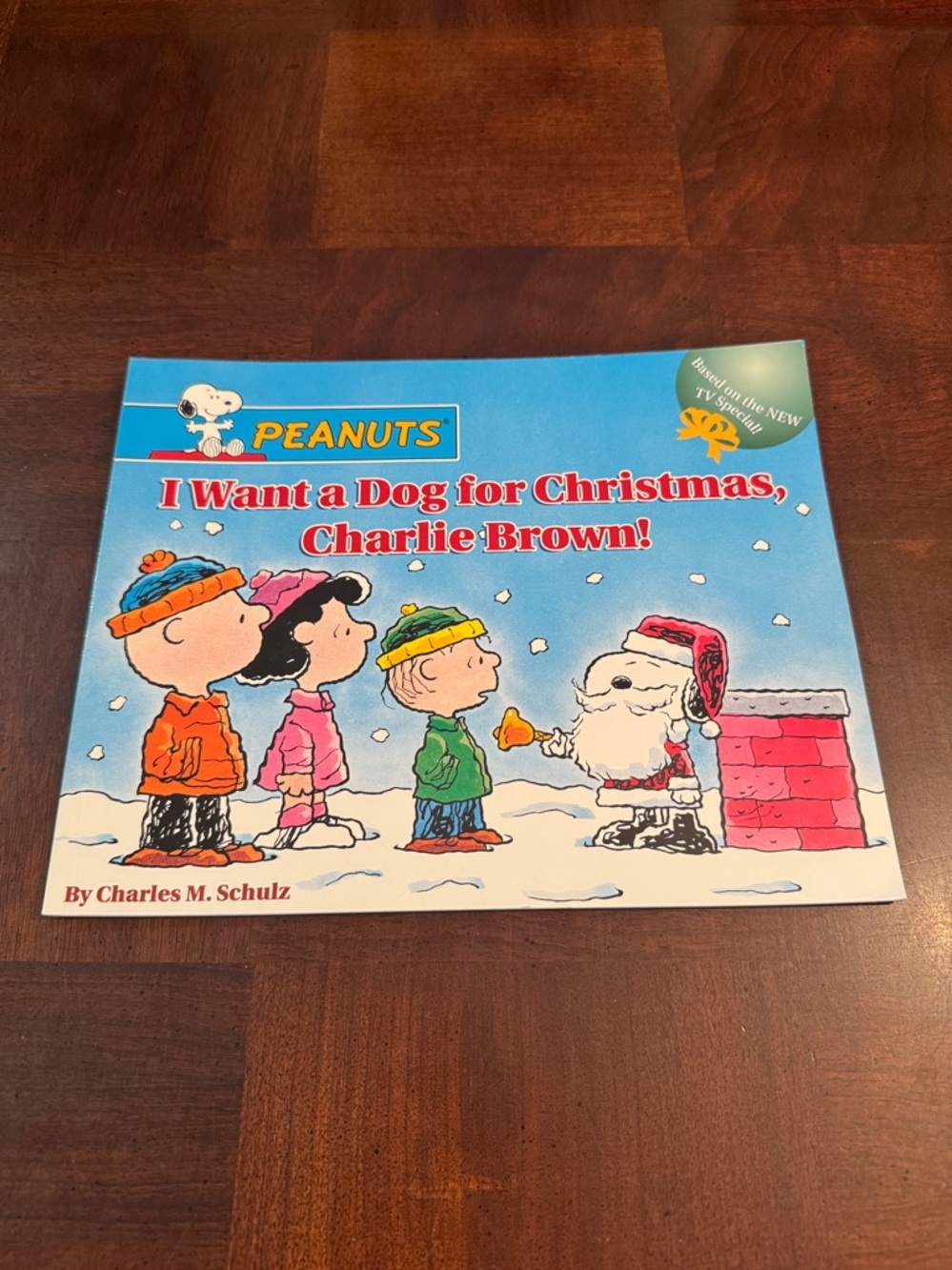 Peanuts Snoopy I Want a Dog for Christmas Charlie Brown Book New